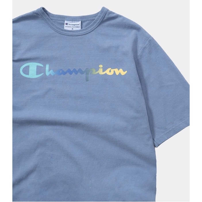 Áo thun Champion Dyed Gradient logo unisex Chính Hãng