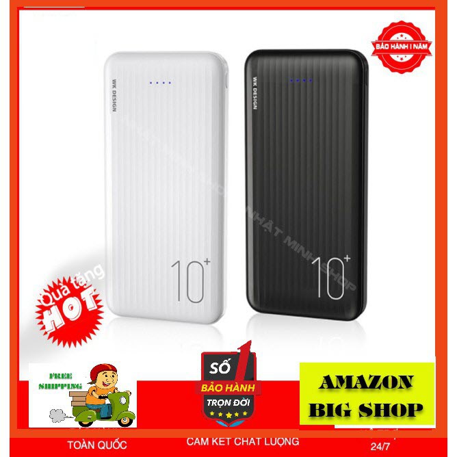 ✔️✔️CHÍNH HÃNG ✔️✔️Sạc dự phòng chính hãng WP-129 Pin 10.000MAH