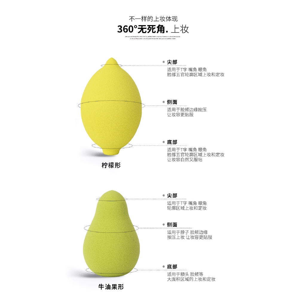 (hàng Mới Về) Mút Trang Điểm Hình Trái Cây Xinh Xắn | BigBuy360 - bigbuy360.vn