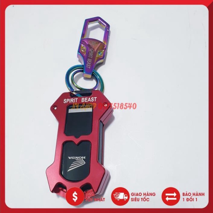 COMBO MÓC VÀ ỐP SMARTKEY CNC CHO SH 2016 - 2020, SH MODE, PCX , CUB 125 HÀNG SPIRIT BEAST CHÍNH HÃNG  Ảnh thật Sp