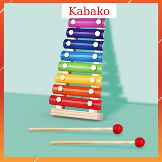 Đàn gỗ 8 âm cho bé đàn gỗ xylophone đàn 8 âm bằng gỗ cho bé phát triển khả năng cảm thụ âm nhạc KABAKO KBK011.