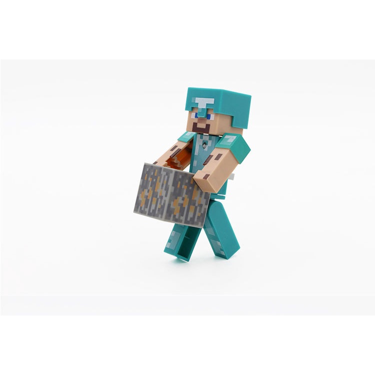 Mô Hình Đồ Chơi Nhân Vật Steve Iron Golem Derma Trong Minecraft DIY
