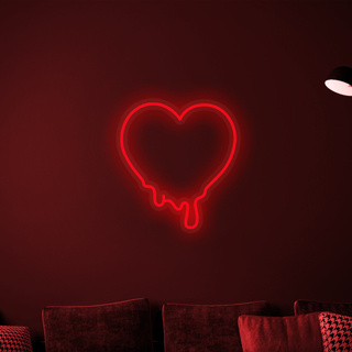 Đèn LED neon hình Tim chảy [INEON]