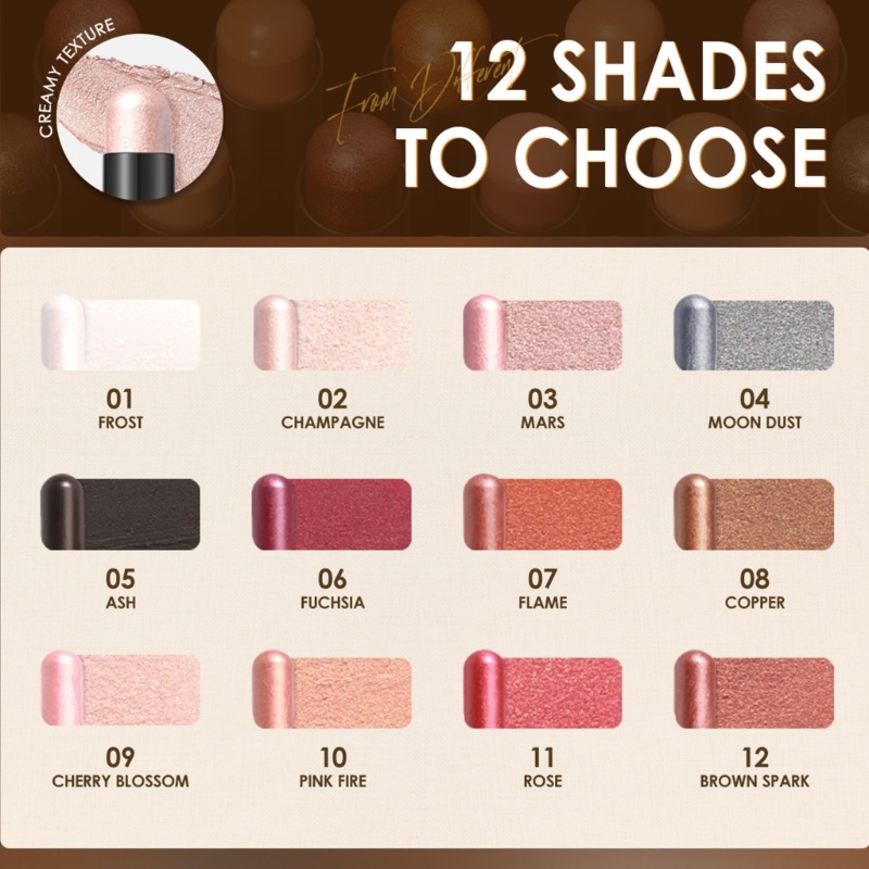 Phấn Mắt Dạng Bút Ánh Nhũ Lấp Lánh Không Thấm Nước