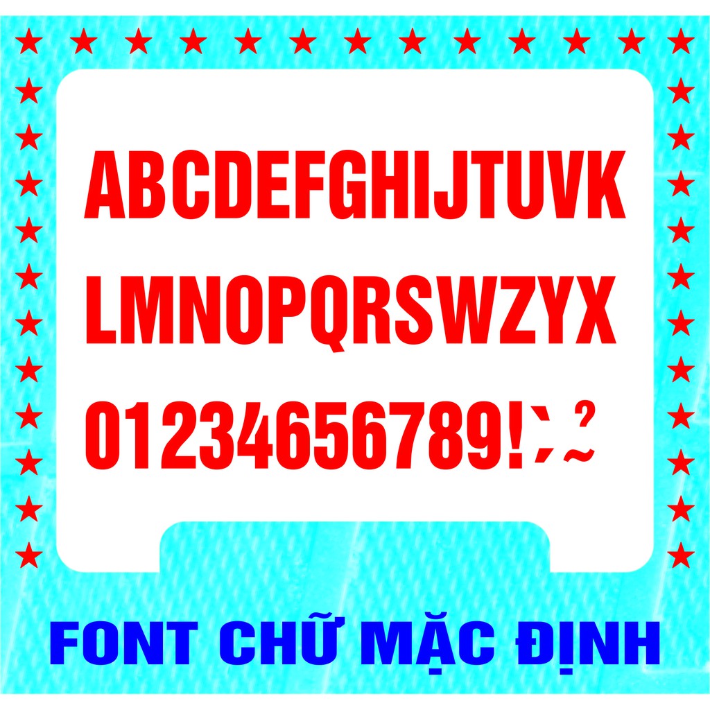 Cắt chữ decal theo yêu cầu