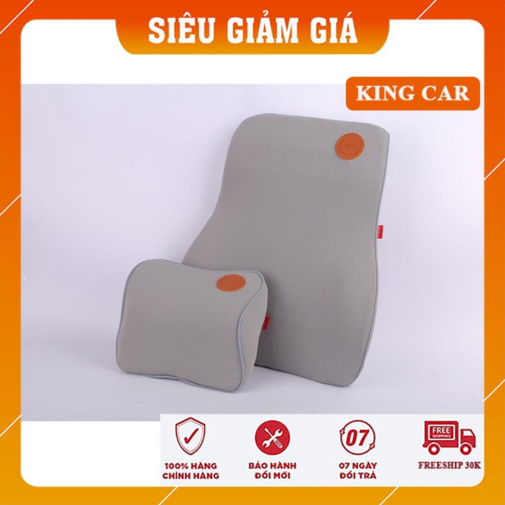 Gối tựa đầu ô tô tựa lưng ô tô cao su non cao cấp chính hãng FM - Shop KingCar