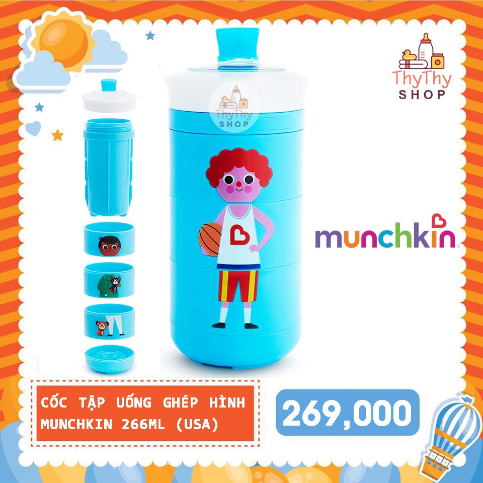 LY / CỐC TẬP UỐNG GHÉP HÌNH  CHO BÉ
