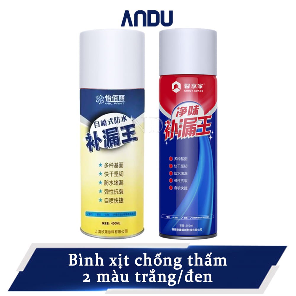 Bình xịt chống thấm, bình xịt chống dột công nghệ NANO bảo vệ mái nhà, tường, ống nước