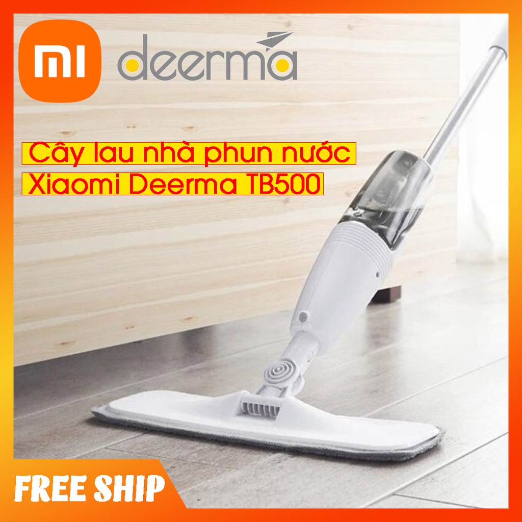 Cây lau nhà 2 trong 1 Xiaomi Deerma TB500 tích hợp phun nước tiện dụng, dài 1m2 xoay 360 độ