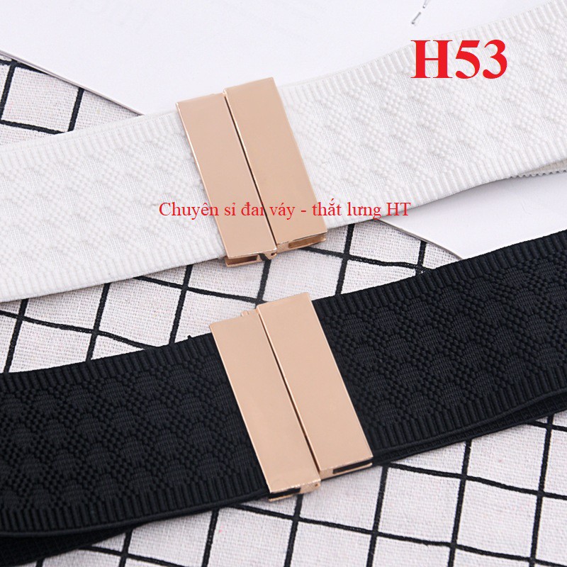 Đai váy belt chun 4.5cm H53