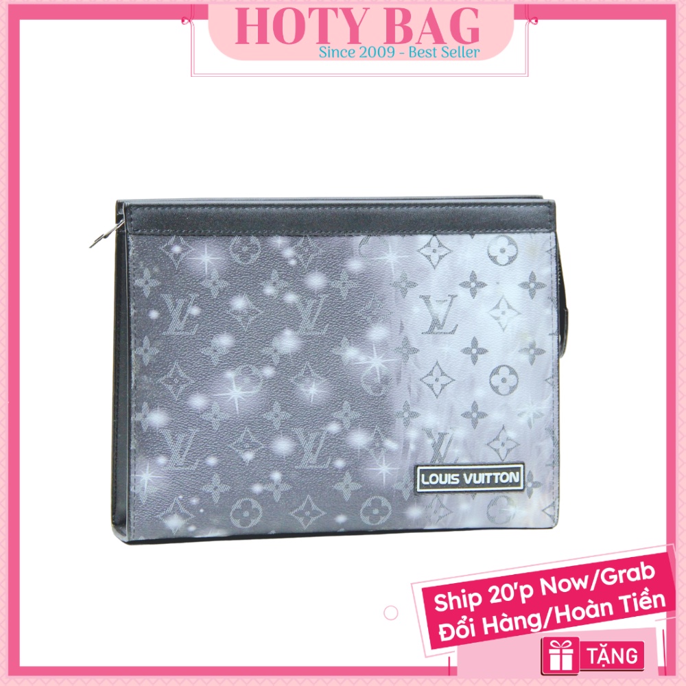 Clutch Cầm Tay Lv Nam Ngân Hà Cao Cấp (Có Hộp)