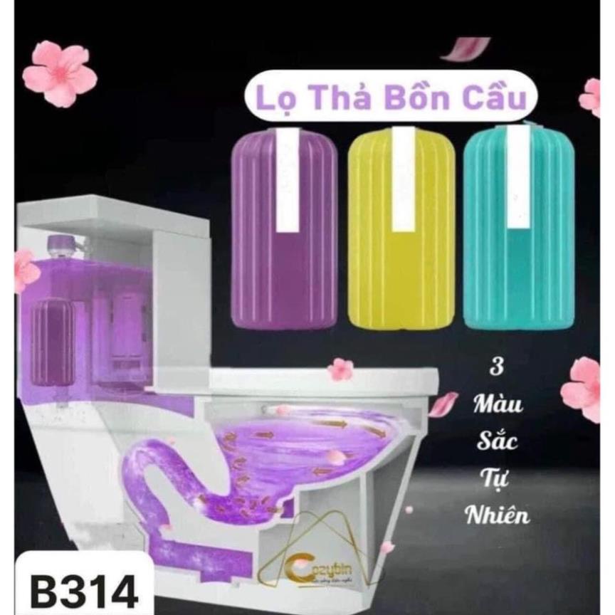 Lọ thả thơm bồn cầu diệt khuẩn khử mùi thơm mát tự nhiên, sạch sẽ dễ chịu hương thơm thiên nhiên