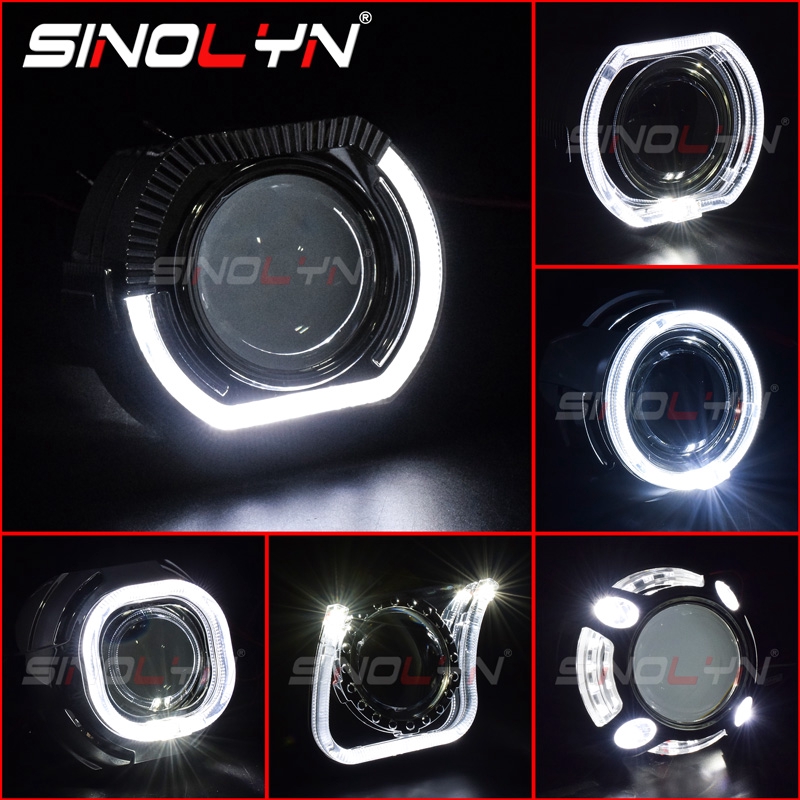 Tấm che mắt thiên thần cho ống kính đèn pha xe hơi Bi-Xenon 3.0 Hella 3R / Q5 Bezels