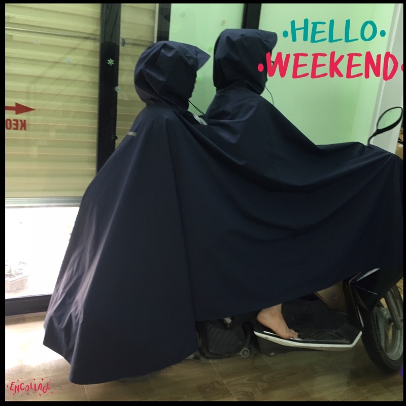 Áo mưa cánh dơi 2 đầu siêu to