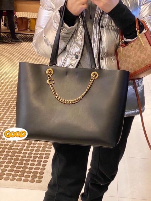 TÚI COACH SIGNATURE CHAIN CENTRAL TOTE F78218