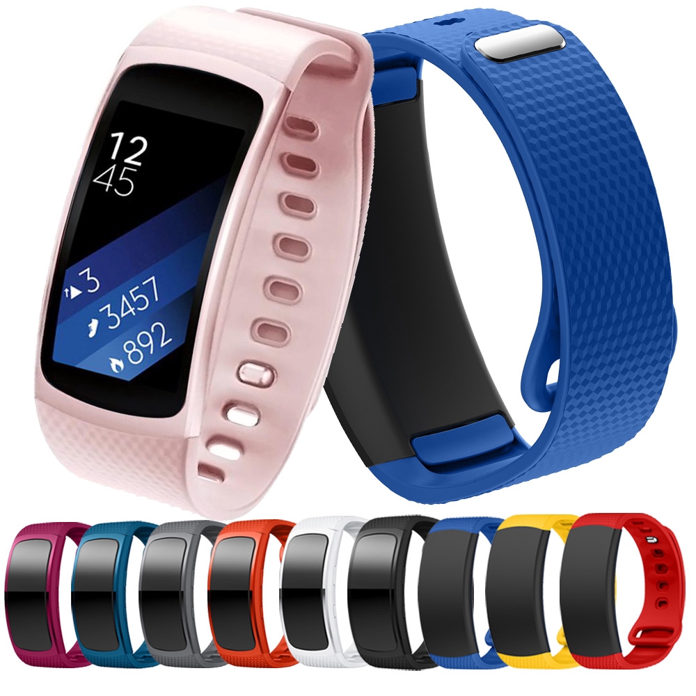 Dây Đeo Silicon Thay Thế Cho Đồng Hồ Thông Minh Samsung Gear Fit 2 Pro