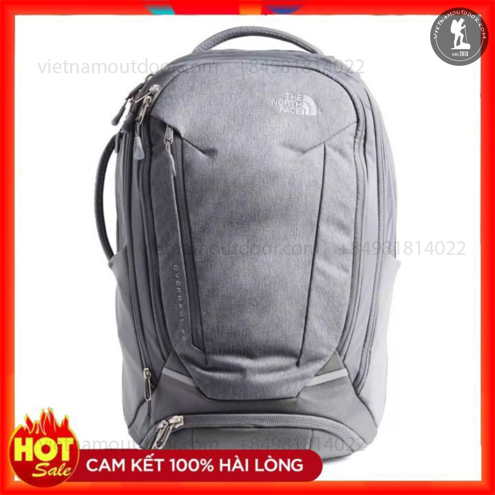 Balo The North face Overhaul 40L Cao Cấp BẢO HÀNH TRỌN ĐỜI [ NHIỀU NGĂN TIỆN DỤNG] ngăn riêng đựng laptop