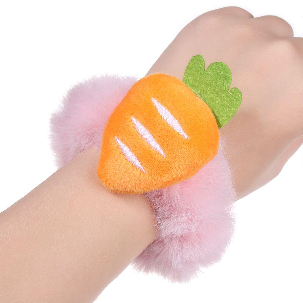 ZAIJIE24 Dây Cột Tóc Lông Nhung Dễ Thương Xinh Xắn