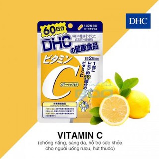 [NỘI ĐỊA NHẬT] Viên Uống Vitamin C DHC Hard Capsule Nhật Bản | Viên Uống Đẹp Da Vitamin C