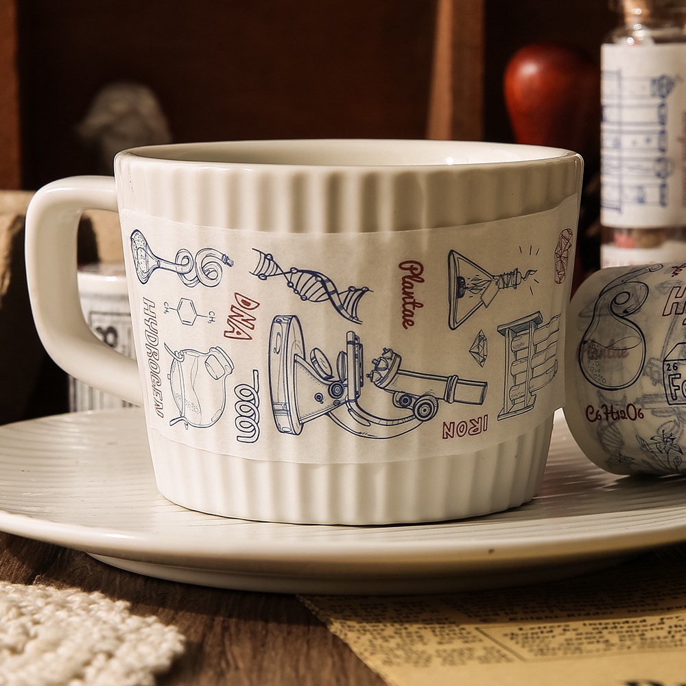 Băng Keo Washi Dán Trang Trí Sổ Lưu Niệm In Chữ Imoda 4 Truyền Cảm Hứng Phong Cách Retro