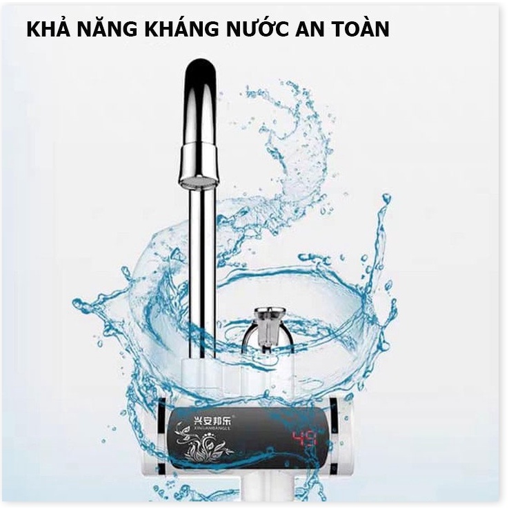 Giá Máy Nước Nóng Trực TiếpChống giậtlàm nóng trực tiếp tại vòi, tiết kiệm điện và nước, có Rơ-le chống giật an toàn