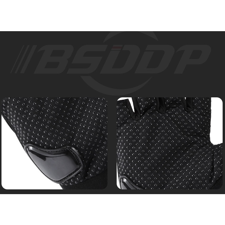 Găng tay bảo hộ nửa ngón_đi mô tô_xe máy_phượt