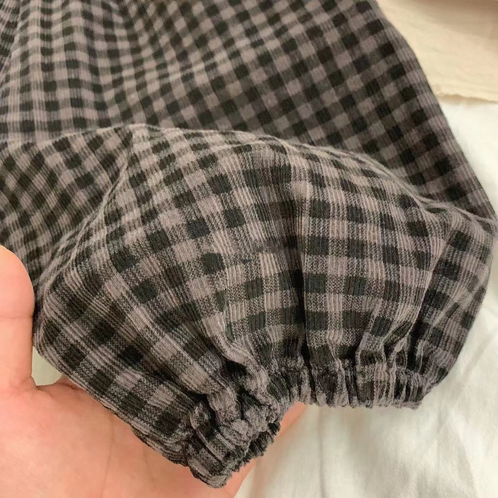 Quần Dài 9LBM Kẻ Sọc Caro Thời Trang Xuân Thu Cho Bé Trai + Gái