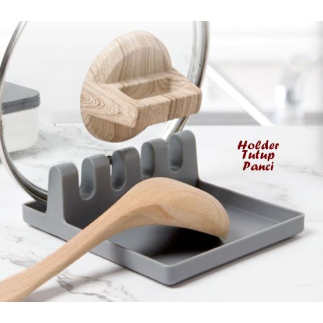 Giá Đỡ Nắp Nồi Màu Trắng Có Lỗ Ráo Nước | BigBuy360 - bigbuy360.vn