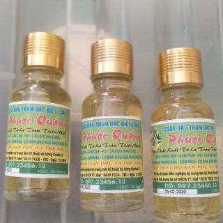 Chai 20ml dầu tràm phước quảng loại 1