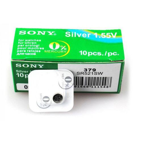 Pin Sony 379/ SR521SW dành cho đồng hồ kim 3 kim