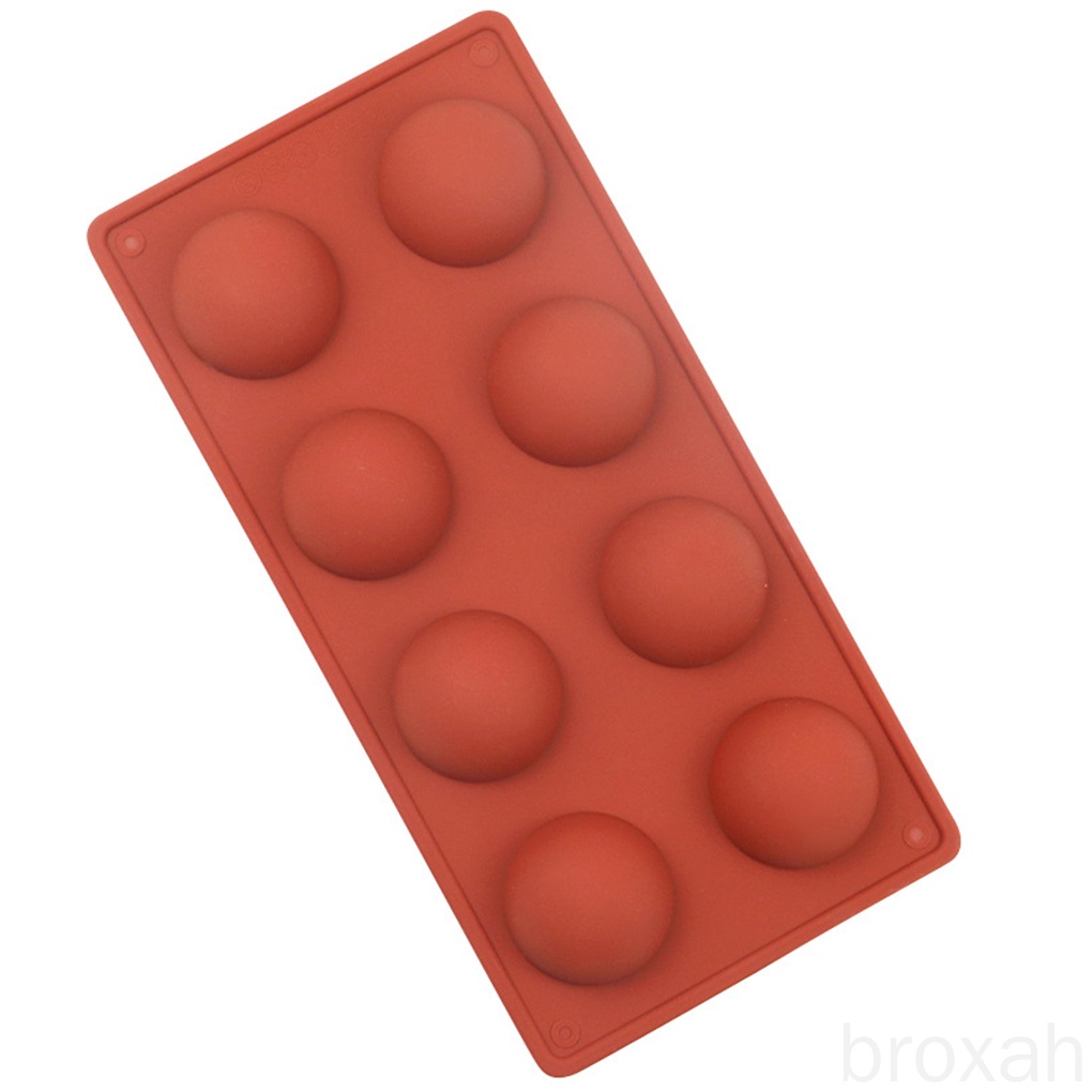 Khuôn Silicone Làm Bánh 8 Ngăn Hình Bán Cầu