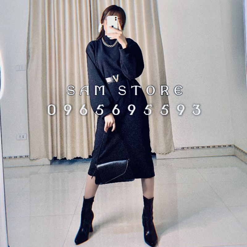 🍀[Siêu Sale]🦋 [Tặng mã 50k] 🍀 VÁY LEN DÁNG XUÔNG TAY BỒNG 🍒 VÁY LEN NỮ DÀI TAY SIÊU XINH | BigBuy360 - bigbuy360.vn