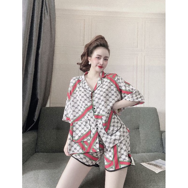 Bộ mặc nhà Pijama Đùi đủ size 55-100kg Cánh Rơi  siêu mềm Mát - Có size Big | BigBuy360 - bigbuy360.vn