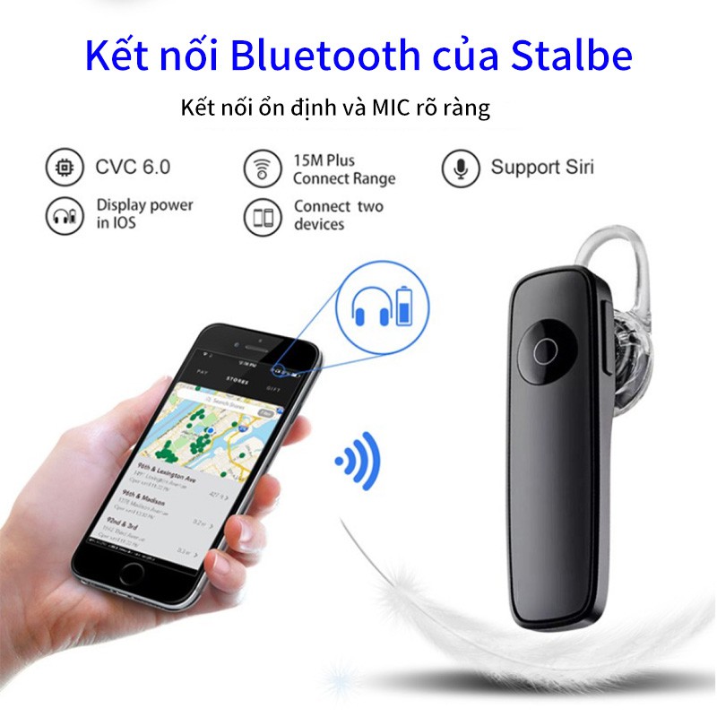 【Mua 1 tặng 1】Tai nghe M165，Tai nghe bluetooth, Tai nghe không dây, Tai Nghe Bluetooth,Tai nghe giá rẻ