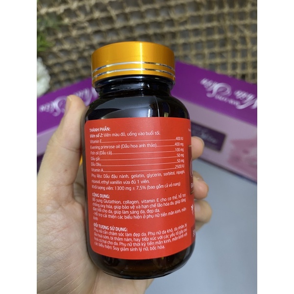 Viên uống trắng da maxlove white skin