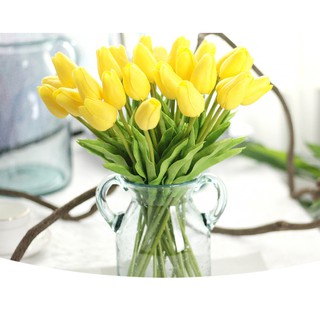 Combo 10 Hoa lụa tulip giống thật đến 99%
