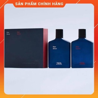 Set nước hoa nam zara man silver-uomo, silver -silver summer 200ml - m105