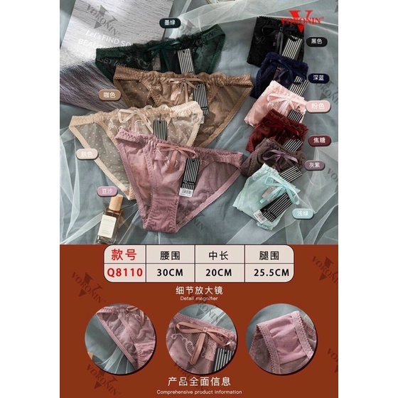 Quần lót nữ chất ren lên from xịn ôm nữa mông - NGAN HOUSE - CHUYÊN ĐỒ LÓT