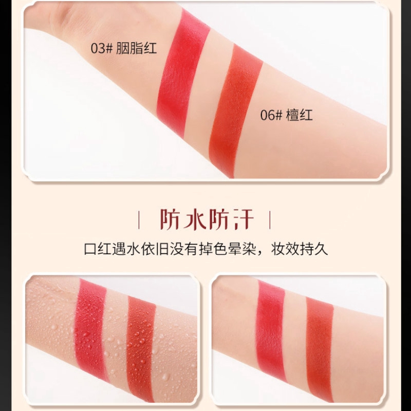 MANSLY® Make Up 4IN1 Chinese Style Limited Lasting Moisturizing Waterproof Lipstick+ BB Cream + Eyeliner Set