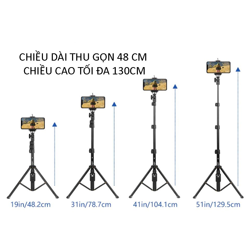 Chân gậy chụp ảnh quay video tiktok Yunteng VCT 1388