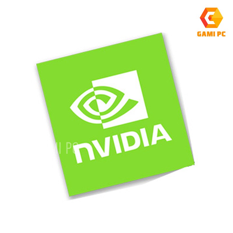 Sticker card màn hình - miếng dán hình dán NVIDIA GEFORCE GTX/RTX G-SYNC trang trí PC, Laptop 1020ST