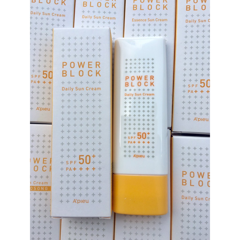 Kem chống nắng A'PIEU Power Block Daily Sun Cream SPF50+/PA++++