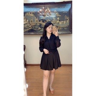 Áo sơ mi bigsize lụa hàn