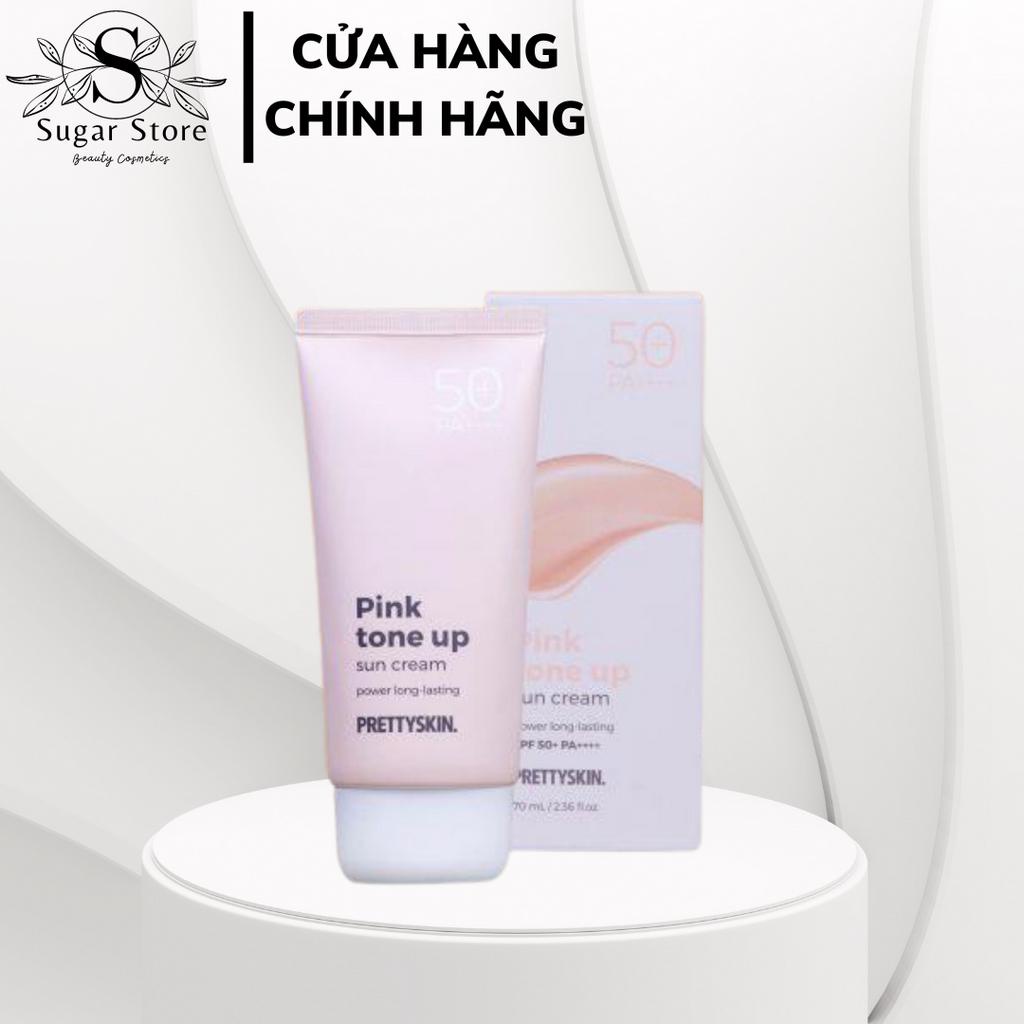Kem Chống Nắng Pink Tone Up Prettyskin - 70ml