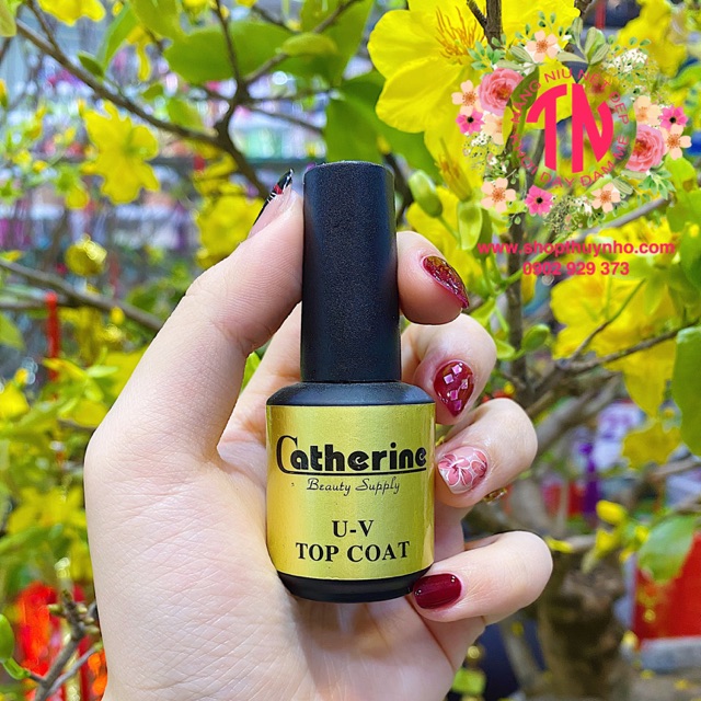 [HÀNG CHÍNH HÃNG] Sơn Top Coat,Sơn Bóng dành cho đắp bột,đắp bột Catherine