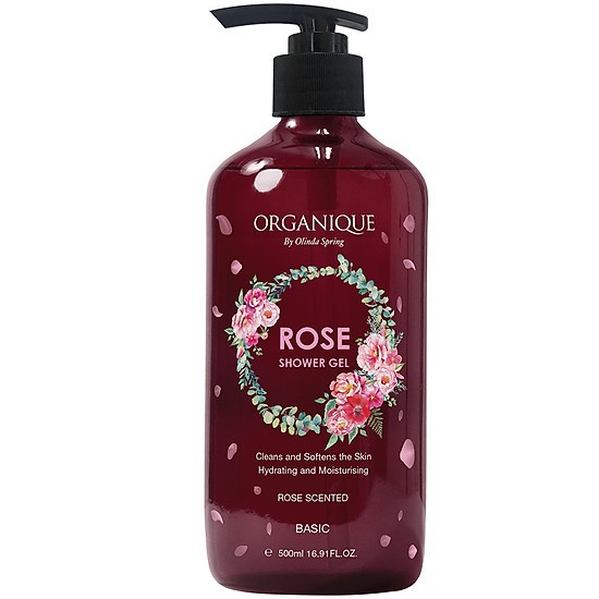 Sữa Tắm Hoa Hồng Organique Rose Shower Gel 500ml