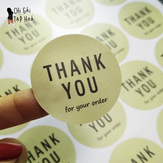 Sticker Thank You ( 20 miếng_4x4cm )
