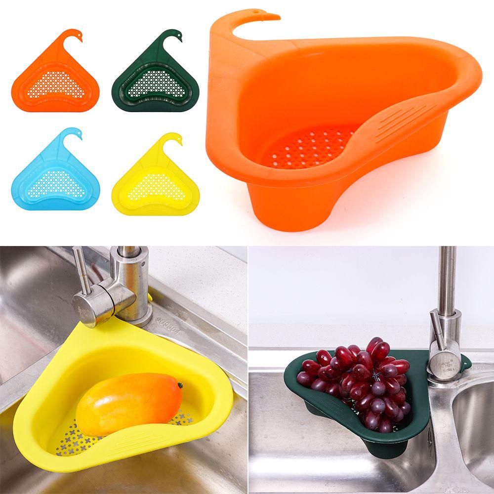 Rổ Đựng Rau Củ Quả Hình Thiên Nga Đa Năng Gắn Bồn Rửa Chén