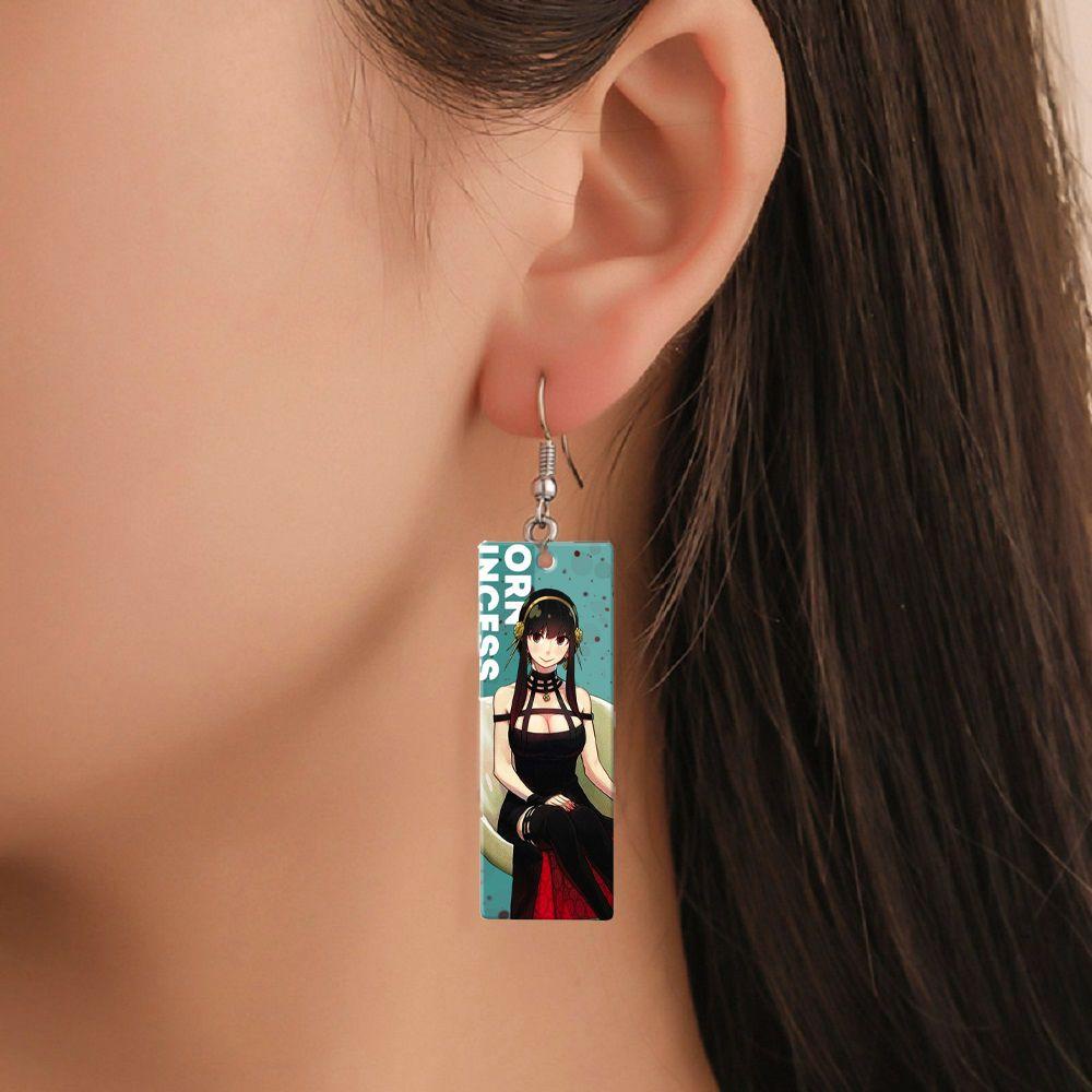 BACK2LIFE Khuyên Tai Thả Hình Gấu Bond Dễ Thương Thanh Lịch Phong Cách Hàn Quốc Cho Bạn Gái