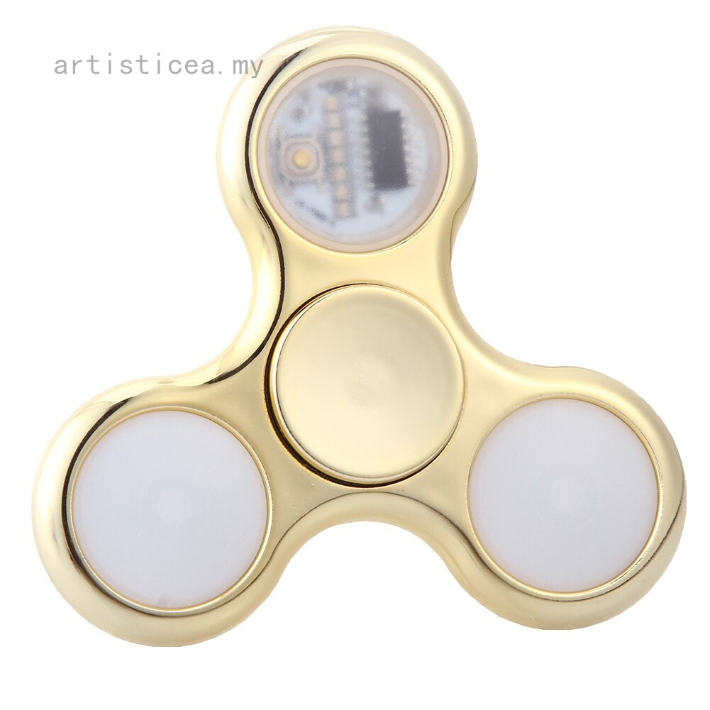 Con Quay Đồ Chơi Fidget Spinner Edc Có Đèn Led